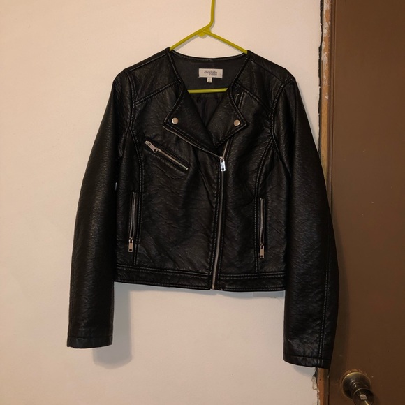 Charlotte Russe Jackets & Blazers - Faux Leather Jacket